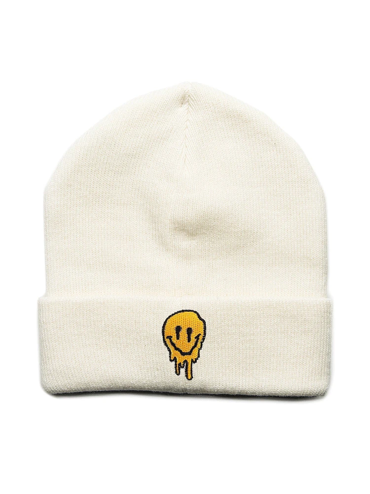 KOLBY BLACK EMBROIDERED BEANIE