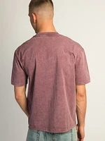 KOLBY HEAVYWEIGHT T-SHIRT - PEBBLE