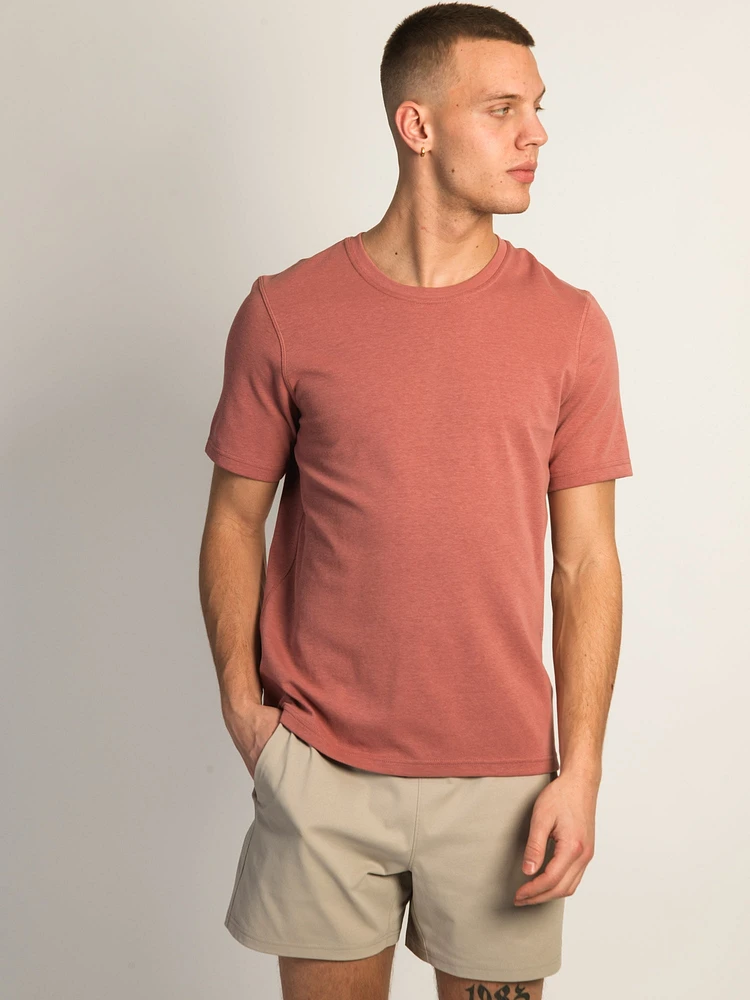KOLBY KEEP COOL TEE- SALMON