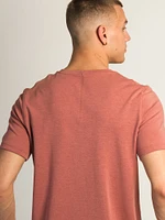 KOLBY KEEP COOL TEE- SALMON