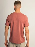 KOLBY KEEP COOL TEE- SALMON