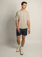 KOLBY KEEP COOL BOXY FIT TEE - PEBBLE