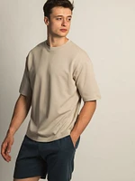 KOLBY KEEP COOL BOXY FIT TEE - PEBBLE
