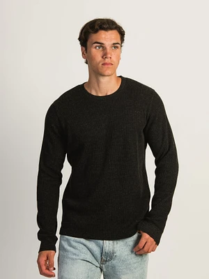 KOLBY WAFFLE CREW - BLACK
