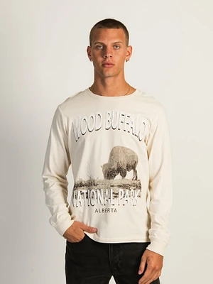 T-SHIRT GRAPHIQUE KOLBY MANCHES LONGUES - WOOD BUFFALO