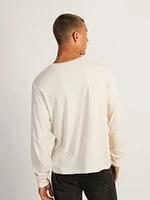 KOLBY GRAPHIC LONG SLEEVE TEE - WOOD BUFFALO