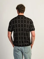 KOLBY KNIT SHIRT - BLACK