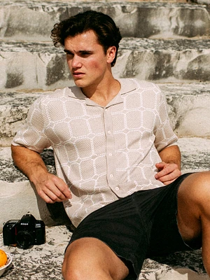 CHEMISE KOLBY KNIT - PEBBLE