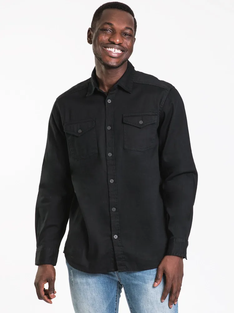 KOLBY LONG SLEEVE CLASSIC DENIM - CLEARANCE