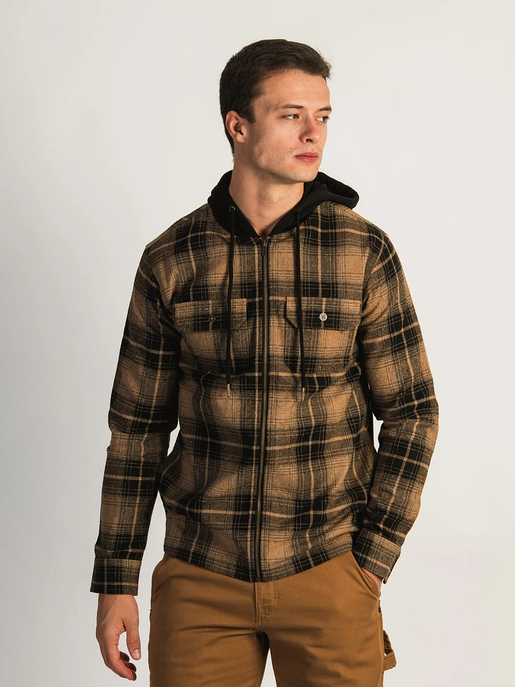 KOLBY BERK ZIP FRONT HOODIE - CLEARANCE