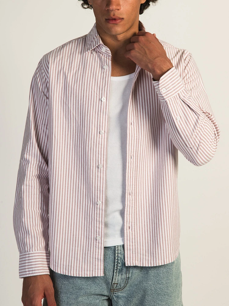 KOLBY STRIPED OXFORD SHIRT
