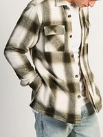 KOLBY OVERSIZED BUTTON UP - CREAM