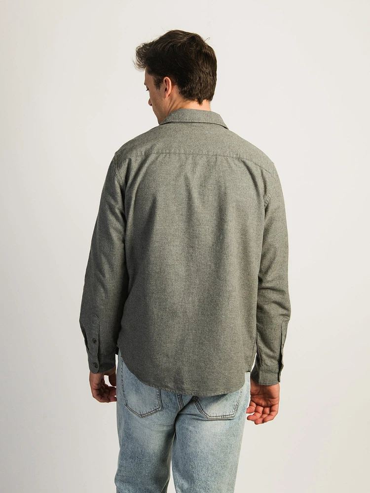 CHEMISE KOLBY EN FLANELLE DE TOUS LES JOURS- GRIS