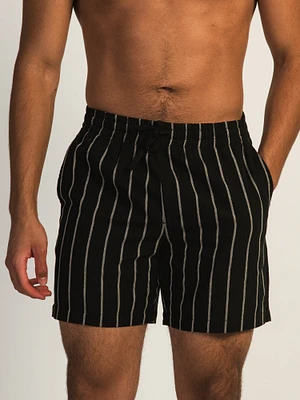 SHORT KOLBY STRIPE - NOIR