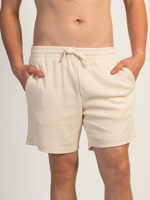 KOLBY WAFFLE SHORT - CREAM
