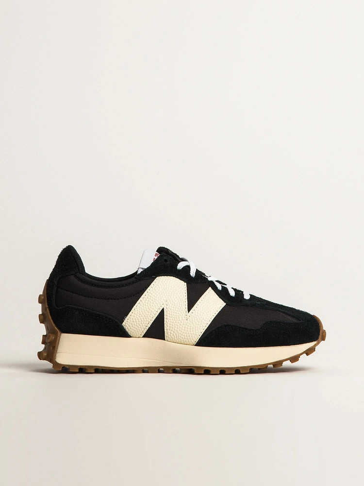 WOMENS NEW BALANCE THE 327 SNEAKER - BLACK/WHITE