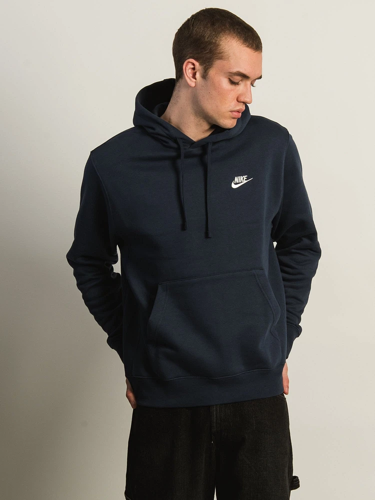 NIKE M NSW CLUB PULLOVER HOODIE-NAVY