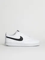 MENS NIKE COURT VISION LOW NEXT NATURE SNEAKER - WHITE/BLACK