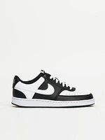 WOMENS NIKE COURT VISION LOW NEXT NATURE SNEAKER - BLACK/WHITE