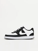 WOMENS NIKE COURT VISION LOW NEXT NATURE SNEAKER - BLACK/WHITE