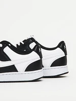 WOMENS NIKE COURT VISION LOW NEXT NATURE SNEAKER - BLACK/WHITE