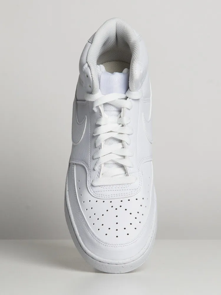 MENS NIKE COURT VISION MID NEXT NATURE SNEAKER - WHITE