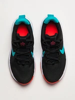 KIDS NIKE STAR RUNNER 4 SHOES - BLACK/BRIGHT CRIMSON/WHITE/DUSTY CACTU