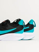 KIDS NIKE STAR RUNNER 4 SHOES - BLACK/BRIGHT CRIMSON/WHITE/DUSTY CACTU