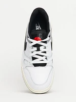 MENS NIKE FULL FORCE LOW SNEAKER - WHITE/PEWTER/SAIL/BLACK