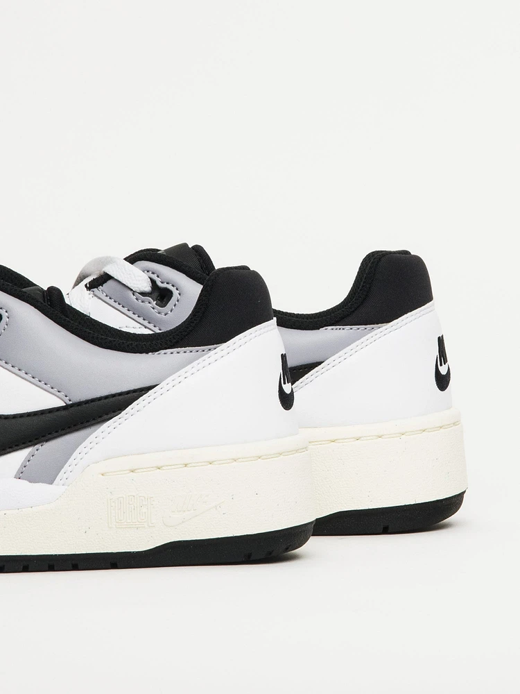 MENS NIKE FULL FORCE LOW SNEAKER - WHITE/PEWTER/SAIL/BLACK
