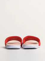 KIDS NIKE KAWA SLIDES - EMBER/WHITE/ECHO PINK