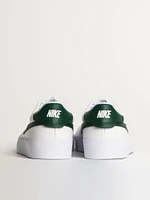 MENS NIKE COURT SHOT SNEAKER - WHITE/GREEN