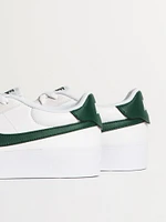 MENS NIKE COURT SHOT SNEAKER - WHITE/GREEN