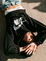NIKE SPORTSWEAR CROP FLEECE HOODIE