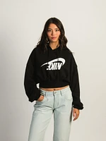 NIKE SPORTSWEAR CROP FLEECE HOODIE