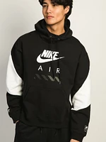 NIKE AIR PULL OVER HOODIE- BLACK