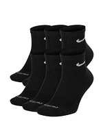 NIKE EVERYDAY PLUS CUSHIONED ANKLE SOCKS 6 PACK
