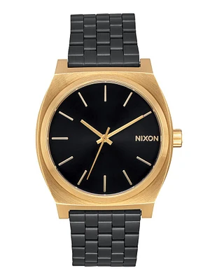 MENS TIME TELLER - GOLD/BLACK SUN WATCH - CLEARANCE