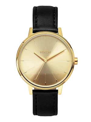 WOMENS KENSINGTON LEATHER - GOLD WATCH - CLEARANCE