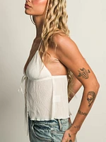 T-SHIRT PRINCESS POLLY CHANTRIA - BLANC