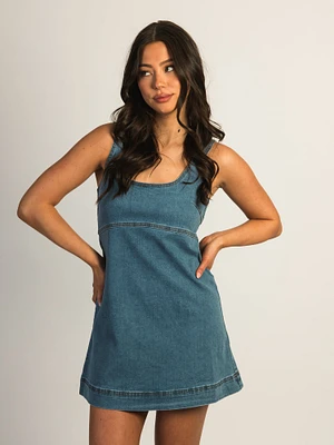 PRINCESS POLLY RAUTHA MINI DENIM DRESS