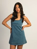 PRINCESS POLLY RAUTHA MINI DENIM DRESS