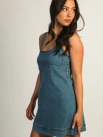 PRINCESS POLLY RAUTHA MINI DENIM DRESS