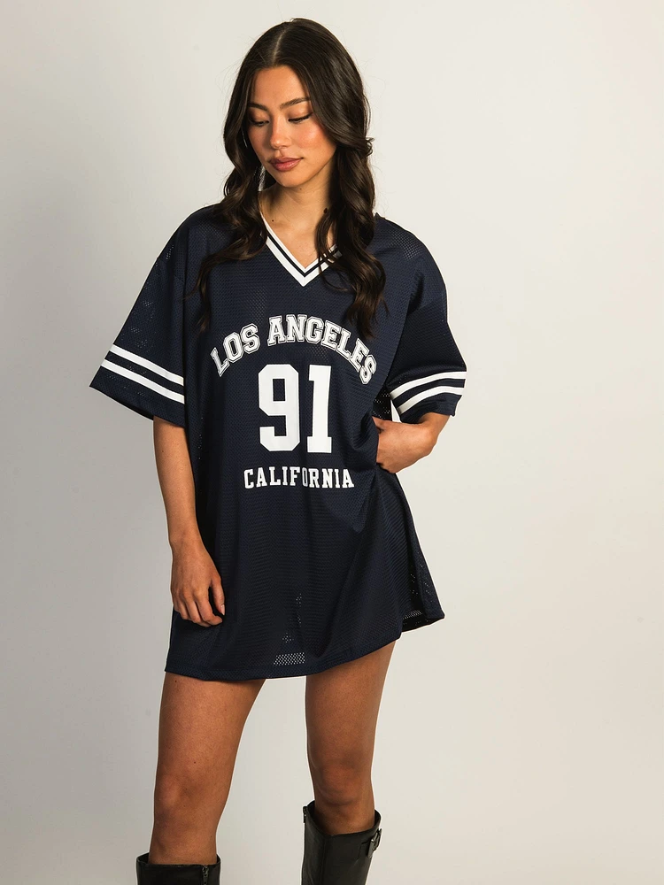 PRINCESS POLLY MICHAIL JERSEY MINI DRESS