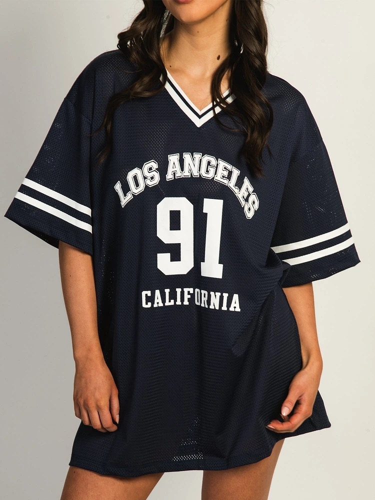 PRINCESS POLLY MICHAIL JERSEY MINI DRESS