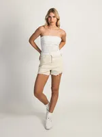 PRINCESS POLLY ELENA DENIM SHORTS - CLEARANCE