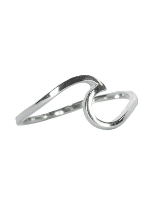 PURA VIDA WAVE RING - SILVER
