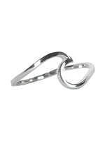 PURA VIDA WAVE RING - SILVER
