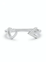 PURA VIDA HEART & ARROW TOE RING - CLEARANCE