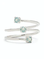 PURA VIDA TRIPLE STONE WRAP TOE RING - CLEARANCE
